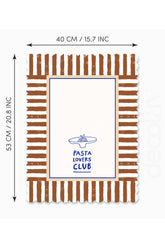 Decorative Edge Cake Lovers Club Slogan Design Laser Cut Oven Cover